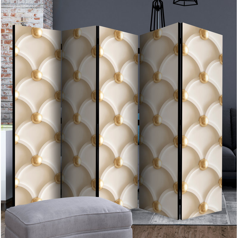 Osterville 172cm H Folding Room Divider, 5