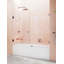 Illume 67 in. x 58.25 in. Fully Frameless Hinge Bathtub Door-2056966072