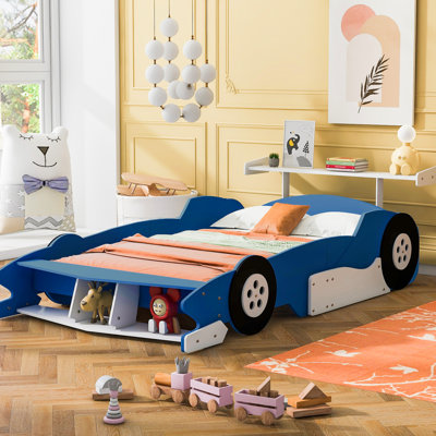 Lit plateforme avec roulettes Blue Race