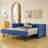 Daybed with Twin Size Pop-up Trundle Upholstered Tufted Sofa Bed, Twin Size, Boucle Fabric-168610827