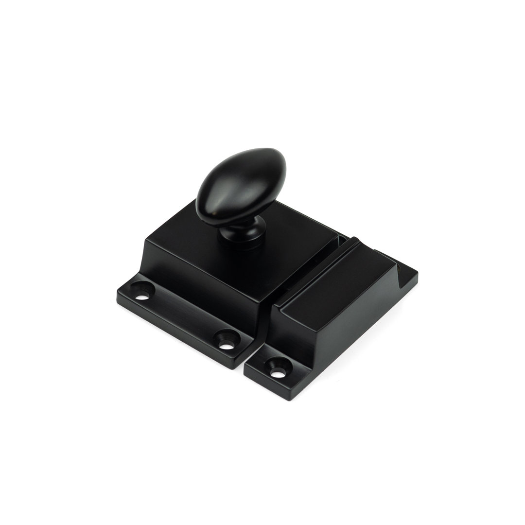 Oval Turn Cabinet Latch in Multiple Finishes