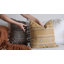 Housse de coussin bohème en coton brodé et tissé à la main marron-1740978558