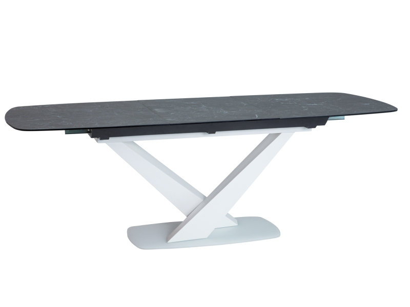 Melany Extendable Metal Base Dining Table