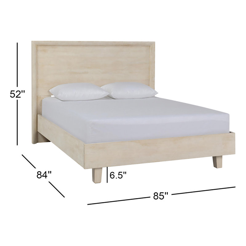 Reece Solid Wood Standard Bed, California King