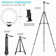 14'' LED Ring Light With 50'' Adjustable Tripod Stand, Touch Control Panel With 5 Colour Modes & 10 Brightness Levels, Phone Holder For Live Streaming, Youtube, Tiktok, Compatible With All Smartphones