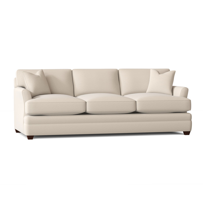 Harriss Upholstered 91'' Sofa, Bayou Natural Canvas