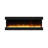 Kamara 3-Sided Electric Fireplace, Recessed and Wall Mounted Heater Fireplaces, Built-in Fireplace Decorations for Living Room with Overheating Protection, Remote, Log & Crystals, Black-1921673396