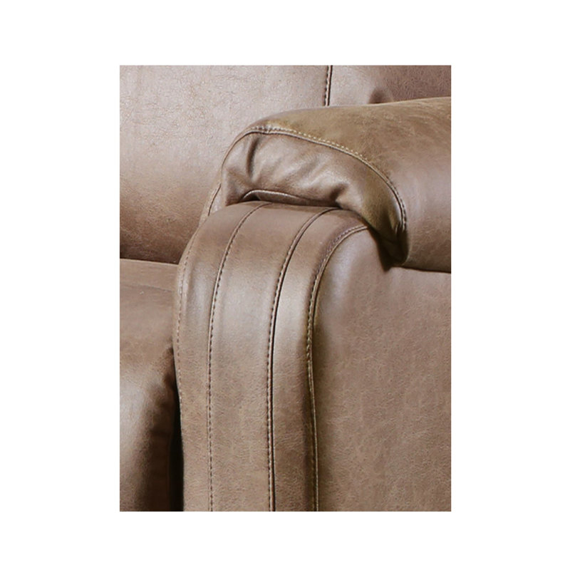 Causeuse avec appui-tête Contour Power, Brun, P2