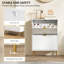 12 Pair Flip Down Shoe Storage