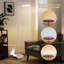 Lampadaire DEL pliable Glam Pink à 90°, 30 W, 3000 lm, ultra-lumineux, avec télécommande, variation progressive de l'intensité et de la température de couleur. Lampe haute moderne.-131363675