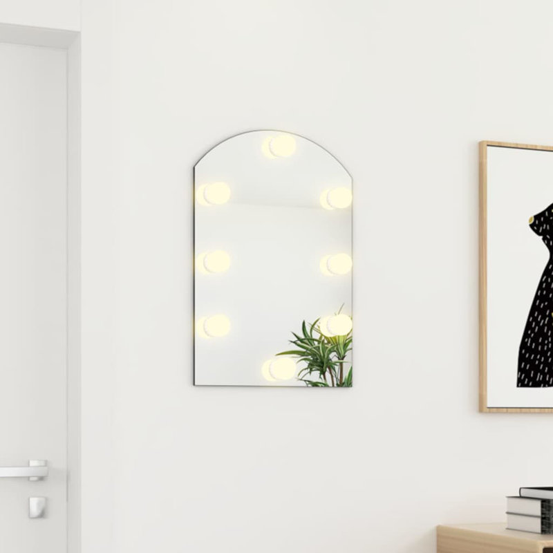 Jaalyn Flat Wall Mirror, 60cm H x 40cm W
