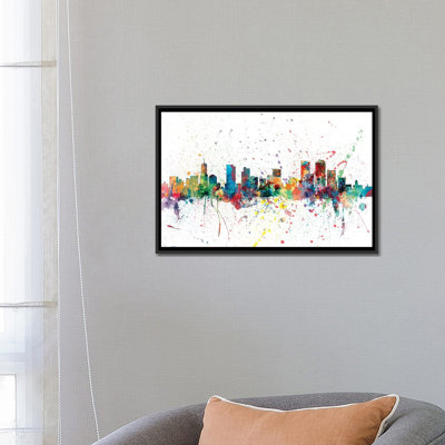 Denver, Colorado, USA par Michael Tompsett - Giclée sur toile tendue avec châssis