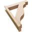Bois de cèdre brut Funston Block TimberThane Perspector, brun clair apprêté-89129057