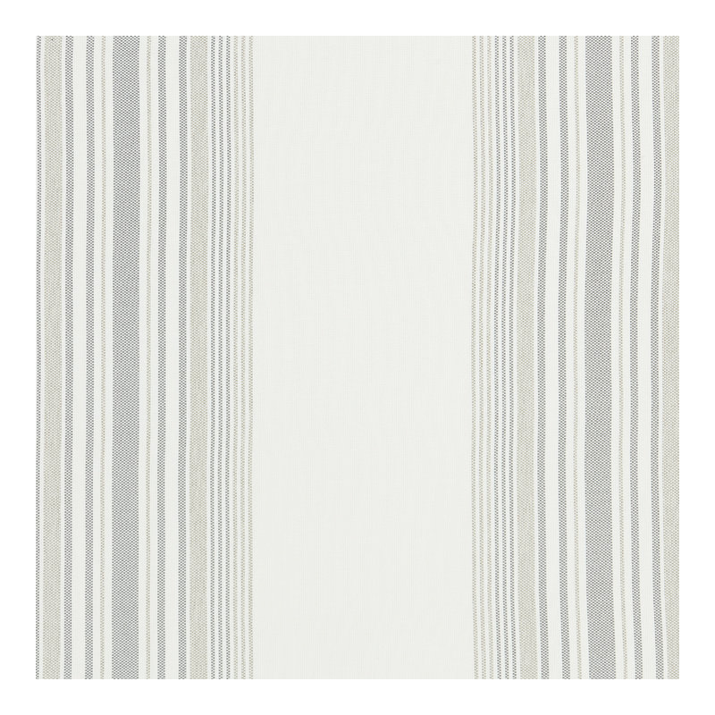 Endless Summer Nautical Stripe Fabric, White Sand
