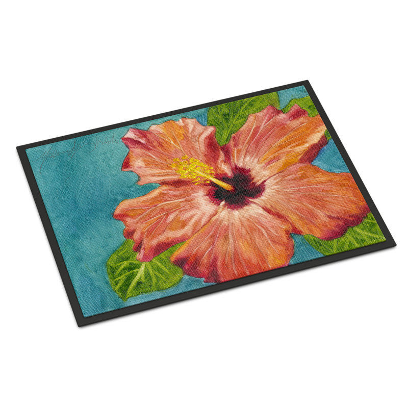 Ulm Non-Slip No Pattern Doormat, Rectangle 1'6" x 2'3"