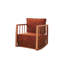 Bina Velvet Swivel Wingback Chair