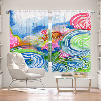 Paire de rideaux obscurcissant en polyester Francklyn