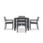 Eartha Square 4 - Person Power Coated Aluminum Dining Set with Cushions-1675508757-1677124231
