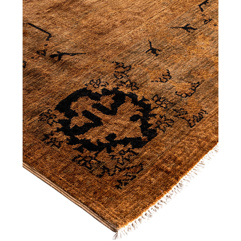Overdyed One-of-a-Kind 5' 2" x 7' 10" Hand Knotted Area Rug