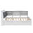 Platform Bed With An Underbed Trundle, Shelves, And A Storage Headboard-1869737172-1869737173