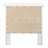 Elegant White Transitional Nightstand