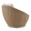 Chaise longue pivotante Kobalt