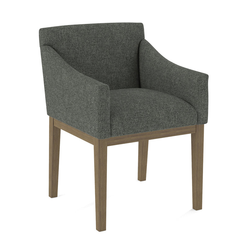 Upholstered Arm Chair, Applause Bray, Weathered Gray
