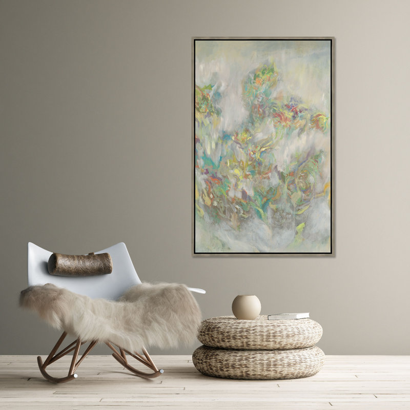In Spring I Painting by Victor Ryan, Glass Coat, 39.75" H x 25.75" W