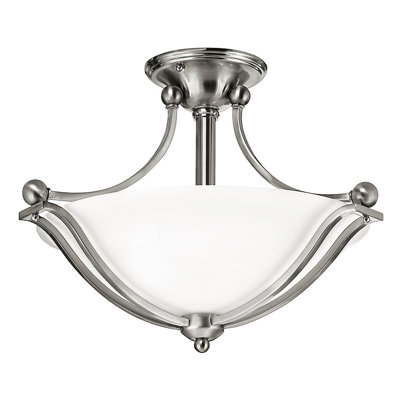 Fido Glass Semi Flush Mount