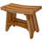 Ripley Teak Rectangular, EcoDecors, Serenity, Teak Shower Bench, small teak shower seat, in Earthy Teak-1702262836