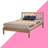 Solid Wood Platform Bed-1188586211