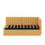 Lit de jour simple tapissier avec 2 tiroirs, support en lattes de bois-453973152