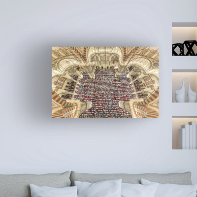 Fatih Mosque For Friday Prayers  Wrapped Canvas Graphic Art