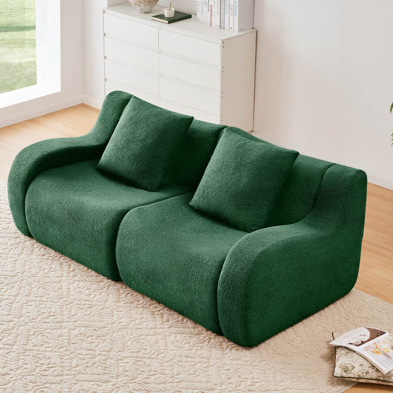 Canapé modulaire 83 po, Vert