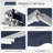 Outsunny Retractable Awning, Patio Awning Sunshade Shelter with Manual Crank Handle, 280gsm UV Resistant Fabric and Aluminum Frame for Deck, Balcony, Yard-119251302