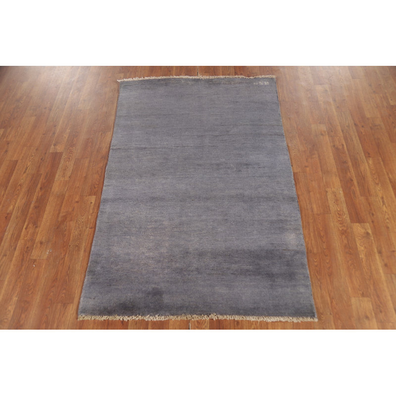 Tapis oriental moderne gris Gabbeh 3 x 5