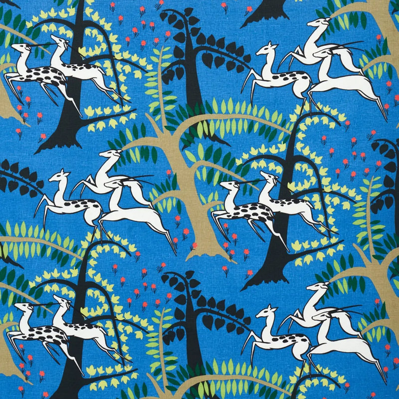Antelopes Fabric, Ivory