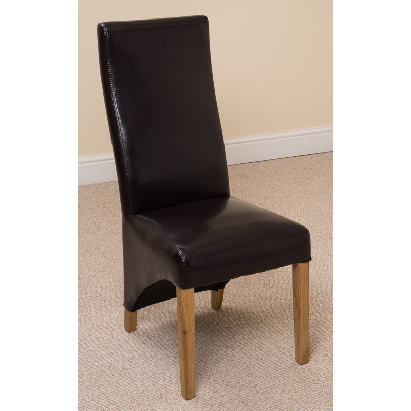 48cm H Upholstered Side Chair, Brown