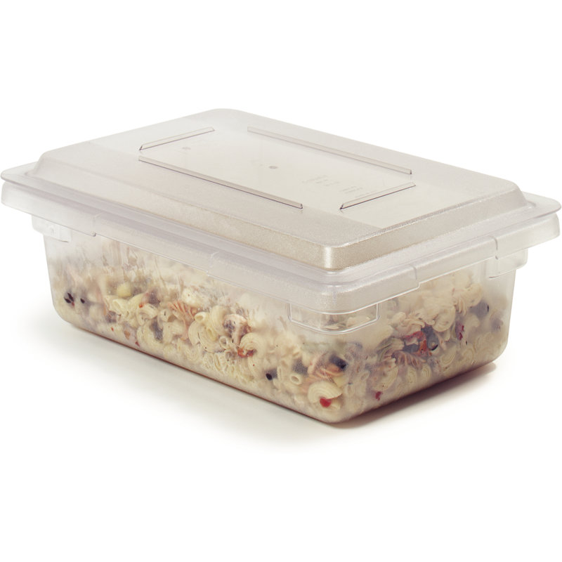 Couvercle rectangulaire transparent en polycarbonate