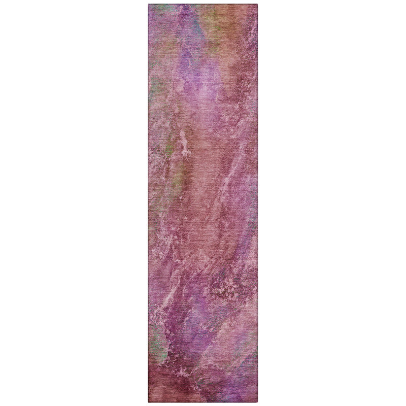 Machine Washable Indoor/Outdoor Emelia ACN2308 Abstract Rug, Runner 2'3" x 7'6"
