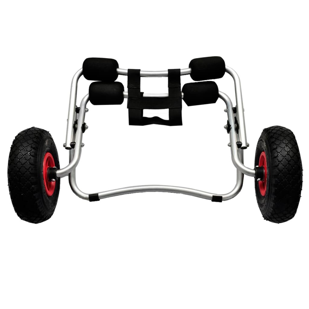 Aluminum Folding Fishing Kayak Beach Trolley Cart with Two-Wheels