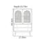 Commode décorative simple et rétro-669601744