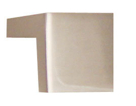 Taraudage d'un centre à l'autre, Nickel satiné, 2"
