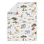 Literie 6p pour lit de bébé de la jungle, garçon, fille, genre, doux et doux 