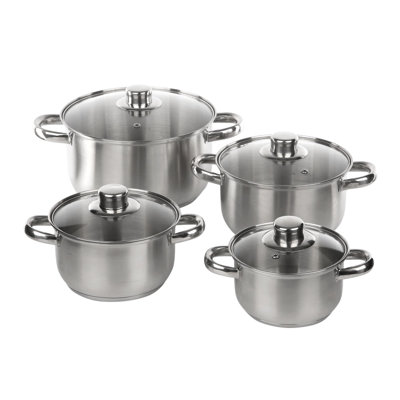 Symple Stuff Mauro Stainless Steel Pot Set