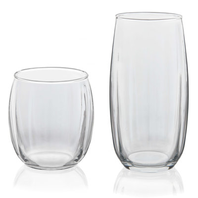 Ensemble de verres et de verres à whisky 16 pièces Libbey