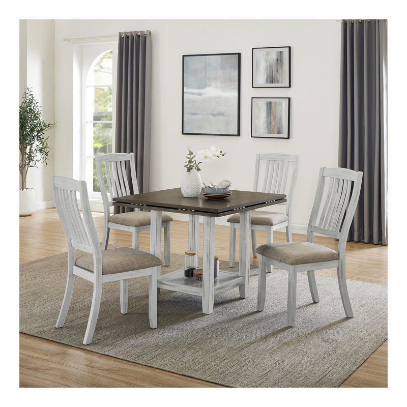 Multifunctional expansion folding table, can sit 4 people, with storage space, four side folding table can save space colleagues can also expand the use area, suitable for kitchen, living room ect.