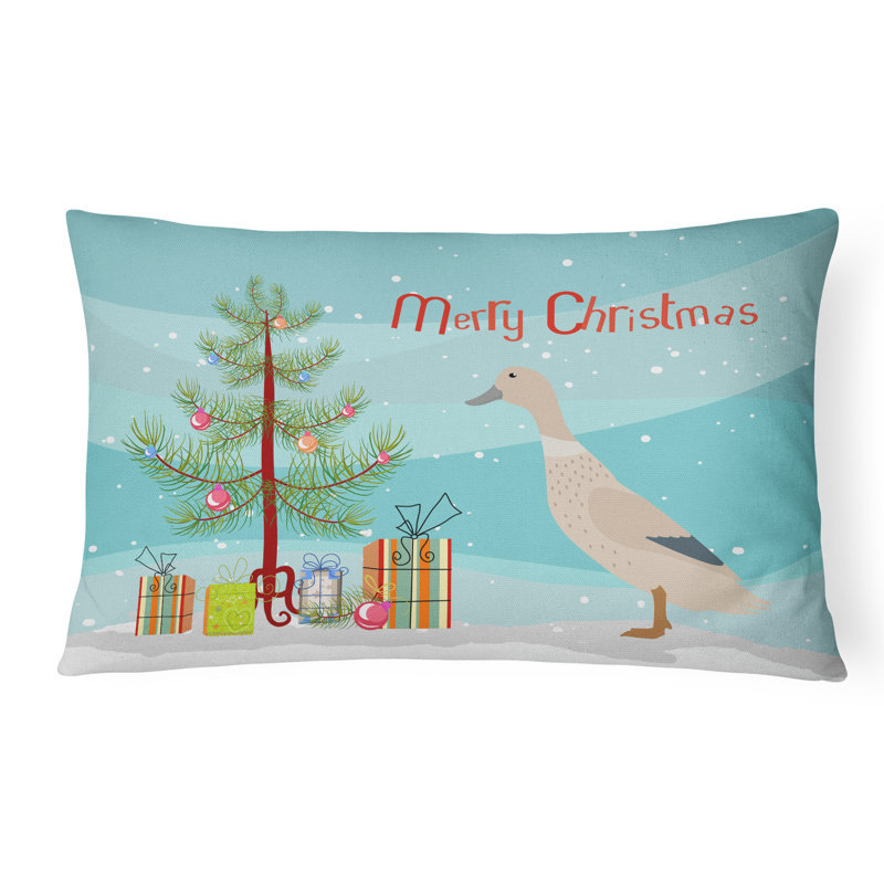  Coussin intérieur / extérieur West Harlequin Duck Christmas