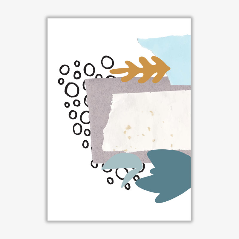 Reef Shapes Abstract 2 - Print, No Frame, 30 cm H x 21 cm W x 1 cm D