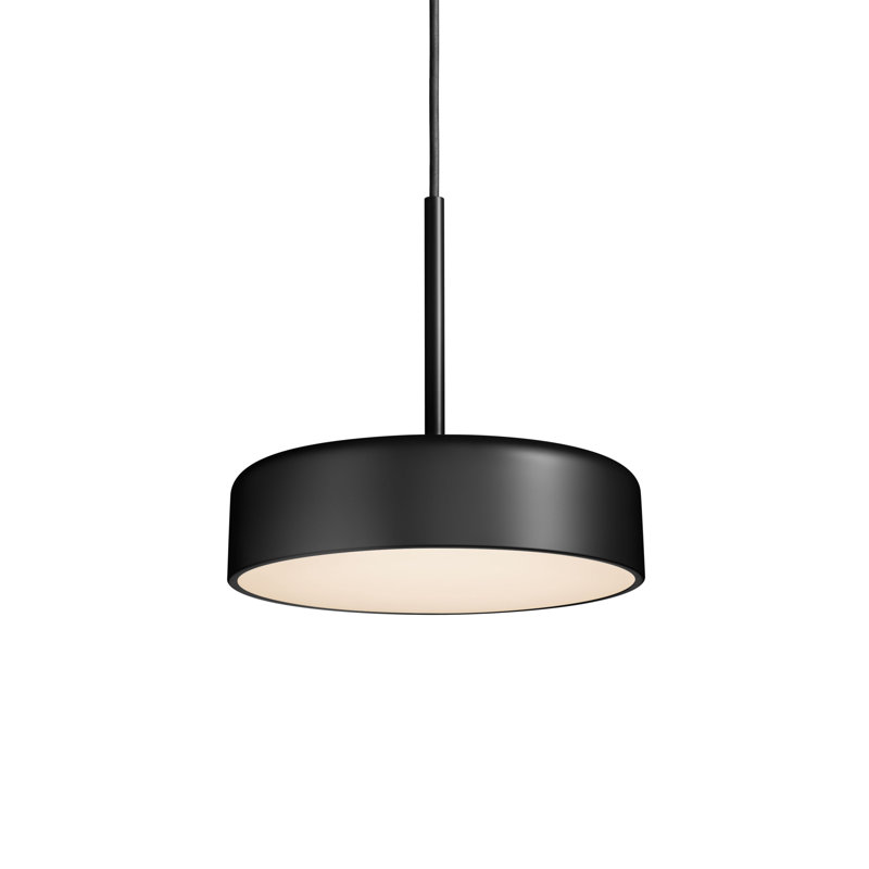 Luminaire suspendu Bobber, Noir mat, H 11 po x l 12 po x P 12 po